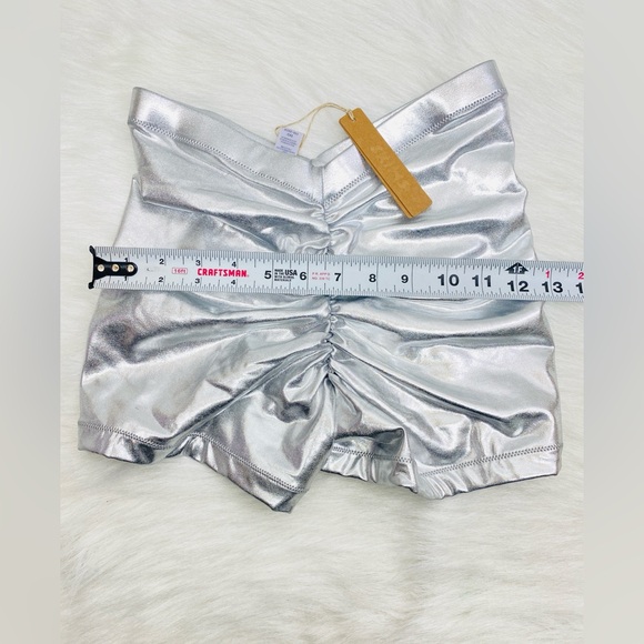 Skims Metallic V Waist Swim bottom Size XXS - NWT - Picture 4 of 5